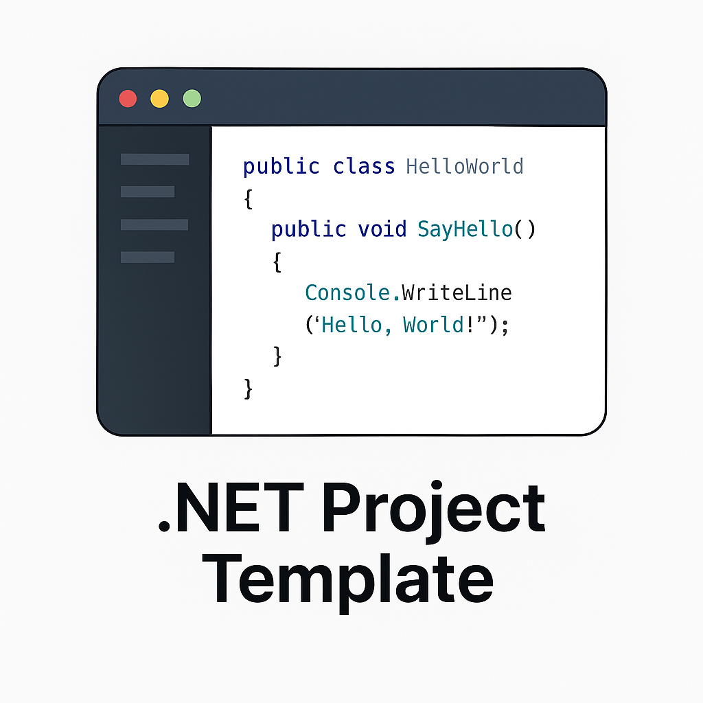 .NET Template Screenshot
